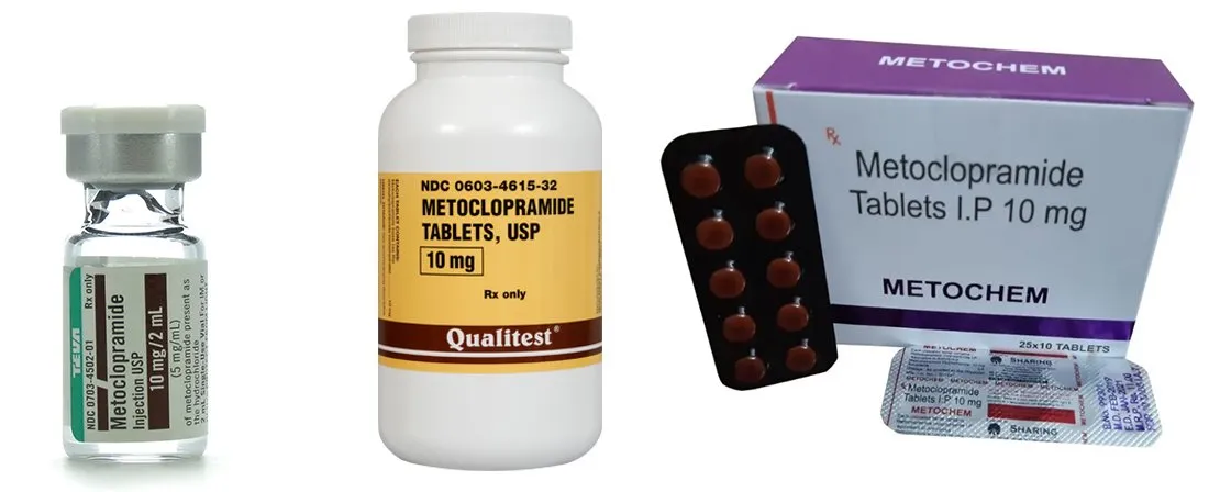 application of metoclopramide